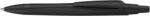 Schneider Golyóstoll, 0, 5 mm, nyomógombos, fekete színű tolltest, SCHNEIDER "Reco", kék