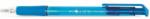FlexOffice Golyóstoll, 0, 4 mm, nyomógombos, FLEXOFFICE "EasyGrip", kék (12 db) (FOGT08K)
