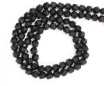  Onix Negru Mat Rotund Fatetat 8x8 mm - Margele Pietre Semipretioase pentru Bijuterii