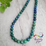 Kristály Jóga Shop Azurit-malachit 8 mm-es ásvány gyöngysor