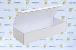Szidibox Karton Csomagoló doboz, önzáró, postai kartondoboz 310x130x65mm fehér (SZID-01485)