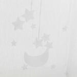 Atmosphera for kids Perdea cu inele si stele brodate ETOILES, 140 x 240 cm (195906)