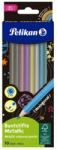 Herlitz Színes ceruza / 10 szín Metallic