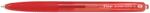 Pilot Super Grip G nyomógombos golyóstoll, piros test, piros tinta