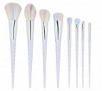 Mimo Set 8 Pensule Unicorn Pastel pentru Machiaj - Mimo Makeup Brush Unicorn Pastel, 8 buc