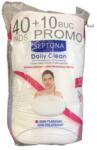 Septona Pachet Promo Dischete Demachiante Ovale din Bumbac - Septona Daily Clean Cotton Pads, 40 buc + 10 buc