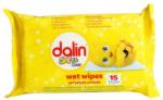 Dalin Servetele Umede Moi de Buzunar - Dalin Soft & Clean, 15 buc