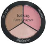 Isadora Paleta pentru Conturul Fetei - Face Sculptor Isadora 18 g, nuanta 02 Cool Pink