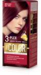 Aroma Vopsea Crema Permanenta - Aroma Color 3-Plex Permanent Hair Color Cream, nuanta 27 Deep Red, 90 ml