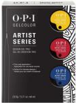 OPI Pachet 3 Geluri Unghii Semipermanente pentru Design - GelColor Artist Series Design Gel Trio1, 3x 6g