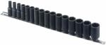Genius Tools CD-316M 3/8"-os 6-lapú metrikus, hosszított gépi dugókulcs fej készlet, 16 részes (CD-316M) - praktikuskft