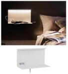 Paulmann Corp de iluminat dimabil cu raft și USB LED/4, 5W + LED/1, 6W 230V Paulmann 78919 (W3642)