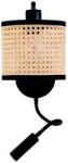 ZAMBELIS LIGHTS Lampă LED de perete Zambelis 20355 1xE27/40W + LED/3W/230V ratan (UN0815)