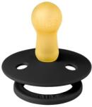 BIBS Suzeta Colour Latex, tetina rotunda, 6 luni +, BIBS (Negru) (200210C)