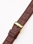 Perigaum Curea (bratara) ceas Perigaum Perigaum Leather Strap 20 x 185 mm Brown Gold Clasp (LEDER014)