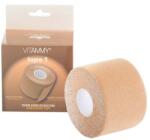 Vitammy Banda Kinesiologica Vitammy Tape 1, impermeabila, moale si confortabila, fara latex, 5 cm x 5 m, Bej (tape1bej)