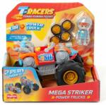 T-RACERS Set masinuta si figurina, T-Racers, Power Trucks Mega Striker