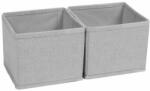 Compactor BOSTON Rendszerező szett, 2 db, 14×14×12 cm, szürke