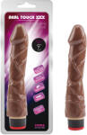 Chisa-novelties Vibrator Real Touch XXX, Multispeed, T-Skin, Maro, 22 cm Vibrator