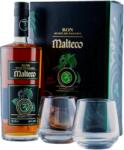 Malteco 15YO Reserva Maya + 2 Pohárral 40% 0, 7L ajándékcsomagolás 2 pohárral