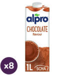 Alpro csokoládéízű szójaital (8x1 liter) - pelenka