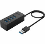 ORICO USB Hub 4portos Orico W5P-U3-100-BK-BP USB 3.0 (W5P-U3-100-BK-BP) - patronbolt