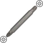 Cromwell Pozidriv No. 2 és No. 3 kétvégű csavarhúzó bit 1/4" hatszög befogással, 60 mm (KEN5735860K)