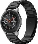  Okosóra szíj - Huawei Watch GT 4 (46 mm) fémszíj - Spigen Modern Fit fekete fémszíj (22 mm szíj szélesség) - tokgalaxis
