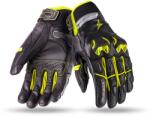 Seventy Degrees Mănuși pentru motociclete SEVENTY DEGREES SD-N32 negru-galben-fluo (SD-N32-YELLOW)