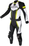 RSA Salopetă de motociclist RSA Imola 2 negru-alb-alb-galben-fluo (RSASUIMO2BLWFLY)
