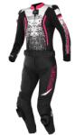 RSA Costum de motocicletă pentru femei RSA GT2 negru-alb-roz fluo la reducere lichidare (RSASULADYGT2BLWFLP)
