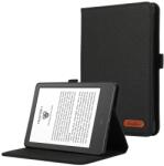  FABRIC Husă rabatabilă pentru Amazon Kindle 2022 (generația a 11-a) neagră