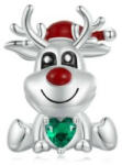Ékszerkirály Ezüst charm, karácsonyi szarvas (1005006019295748)