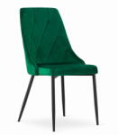  Scaun de sufragerie din catifea verde IMOLA