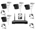 Hikvision Sistem supraveghere wireless 4 camere IP 2MP Hikvision, NVR 4 canale si HDD (201901014883)
