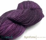 Symfonie Viva 1024 Aubergine - sötétlila gyapjú fonal
