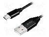LogiLink Cablu USB A mufa, USB B micro mufa, USB 2.0, lungime 0.3m, negru, LOGILINK - CU0143