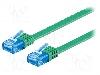 Goobay Cablu patch cord, Cat 6a, lungime 0.5m, U/UTP, Goobay - 96297