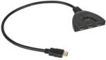  Spliter HDMI cu 3 intrari si o iesire, L101143