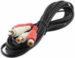  Cablu 2xRCA tata la 2xRCA mama, lungime 3 m, L100755