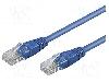 Goobay Patch cord Cat 6, U/UTP, conexiune 1: 1, 3m, Goobay - 68407