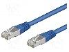 Goobay Cablu patch cord, Cat 5e, lungime 1m, SF/UTP, Goobay - 68054