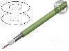 Belden Cablu coaxial, RG6/U, 1m, dublu ecranat, fara halogen, 75, BELDEN, 1694ANH. 01100