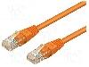 Goobay Patch cord Cat 6, U/UTP, conexiune 1: 1, 1m, Goobay - 95262