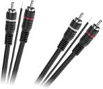 Componenteonline Cablu 2 x RCA tata la 2 x RCA tata , lungime 5 m, cu remote, L100762
