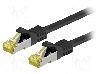 Goobay Cablu patch cord, Cat 6a, lungime 0.25m, S/FTP, Goobay - 91572