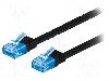 Goobay Cablu patch cord, Cat 6a, lungime 10m, U/UTP, Goobay - 96367