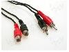 Goobay Cablu RCA - RCA, 2.5m, Goobay - 50026