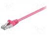 Goobay Cablu patch cord, Cat 5e, lungime 0.25m, SF/UTP, Goobay - 95208