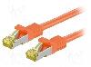 Goobay Cablu patch cord, Cat 6a, lungime 5m, S/FTP, Goobay - 91624